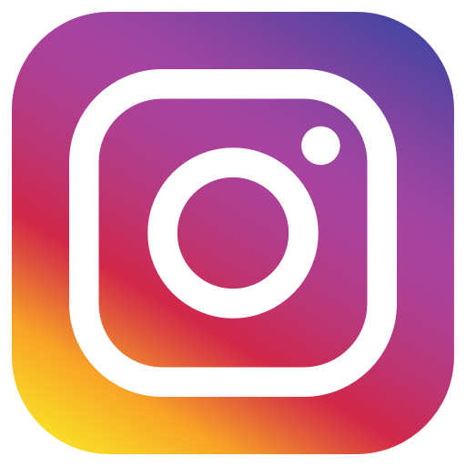 The instagram logo with a colorful background.