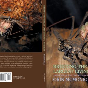 A cover page of the breeding the world's living Arachnid