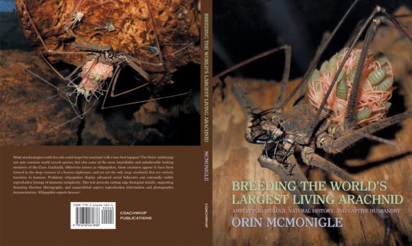 A cover page of the breeding the world's living Arachnid